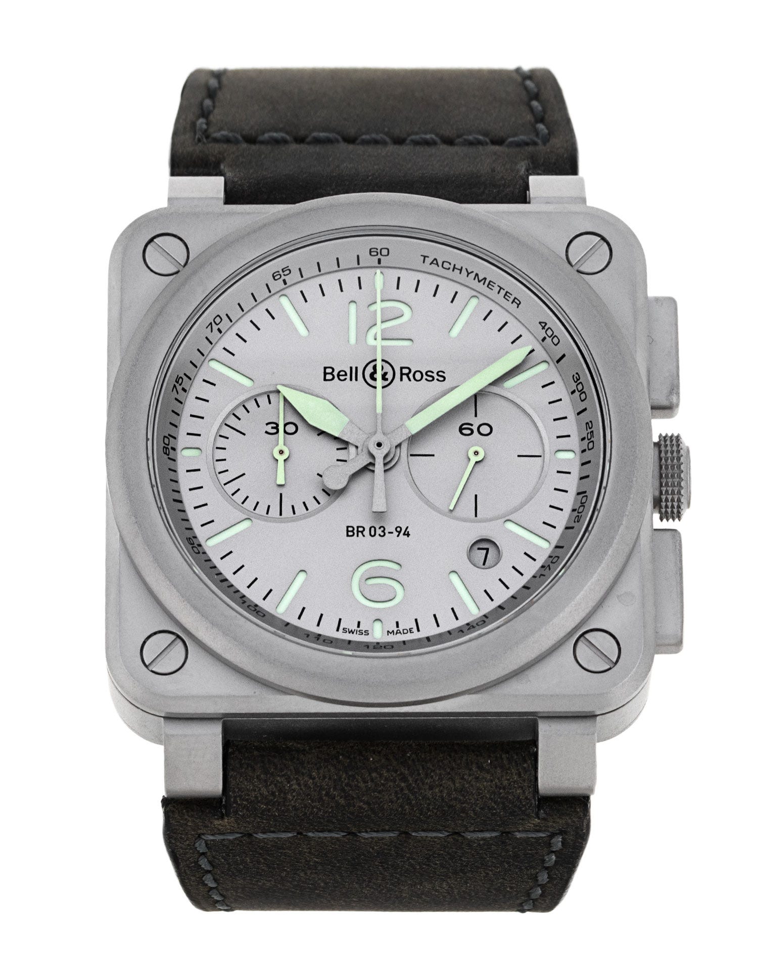 Bell and Ross BR03-94 Chronograph BR0394-GR-ST/SCA