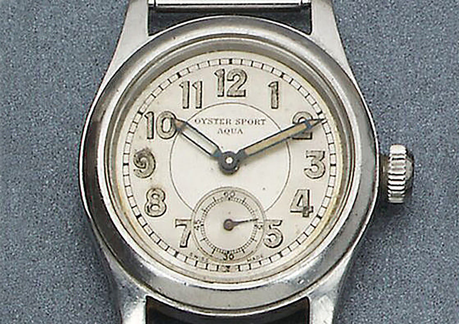 Long before the Submariner came the Sport Aqua. Image courtesy of Bonhams