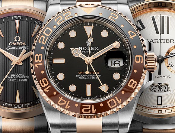 Feature: Steel And Rose Gold Watches